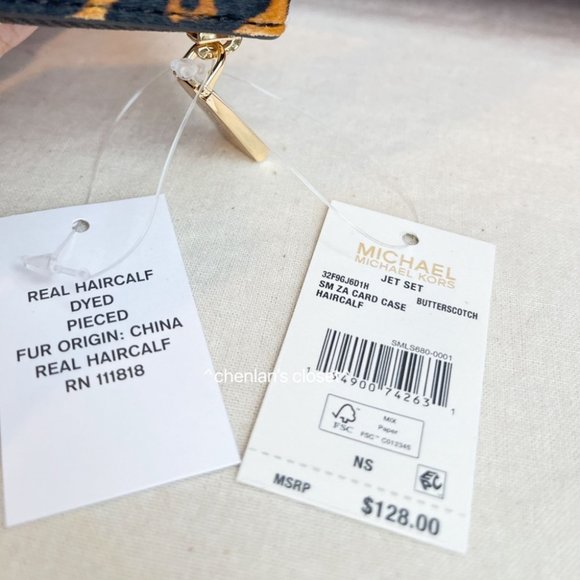 🔥NeW! Michael Kors Animal Print Backpack &amp; Card Case - Picture 16 of 16